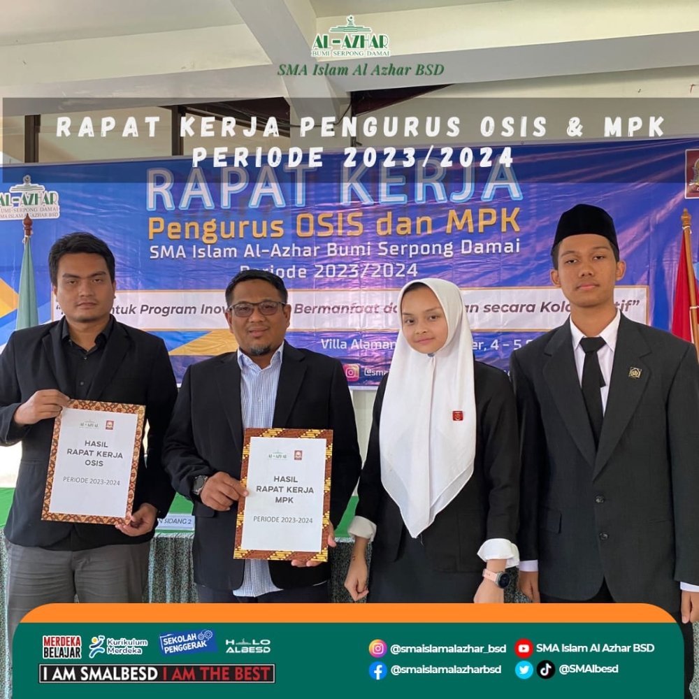 RAPAT KERJA OSIS &amp; MPK PERIODE 2023/2024