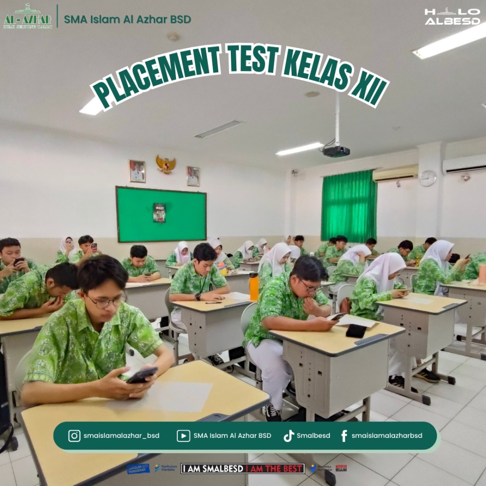 PLACEMENT TEST KELAS XII ANGKATAN 27